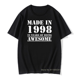 Good Sale Made In 1998 All Original Parts Tops T Shirt 23Th Birthday Gift 100% Cottons Graphic Size เสื้อยืด 2021