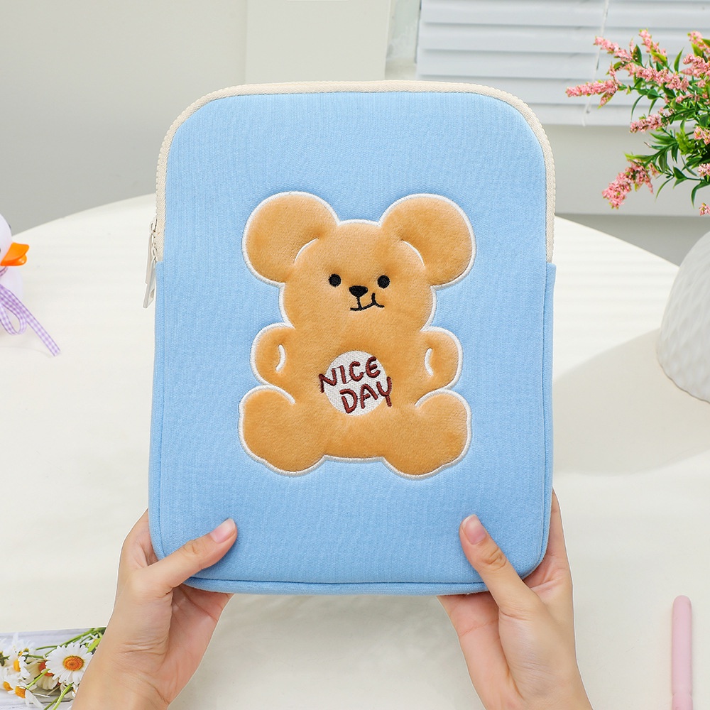 korean-cartoon-bear-ipad-tablet-computer-bag-plus-velvet-thickened-tablet-protective-cover-10-2-inch-11-inch-ipad-storag