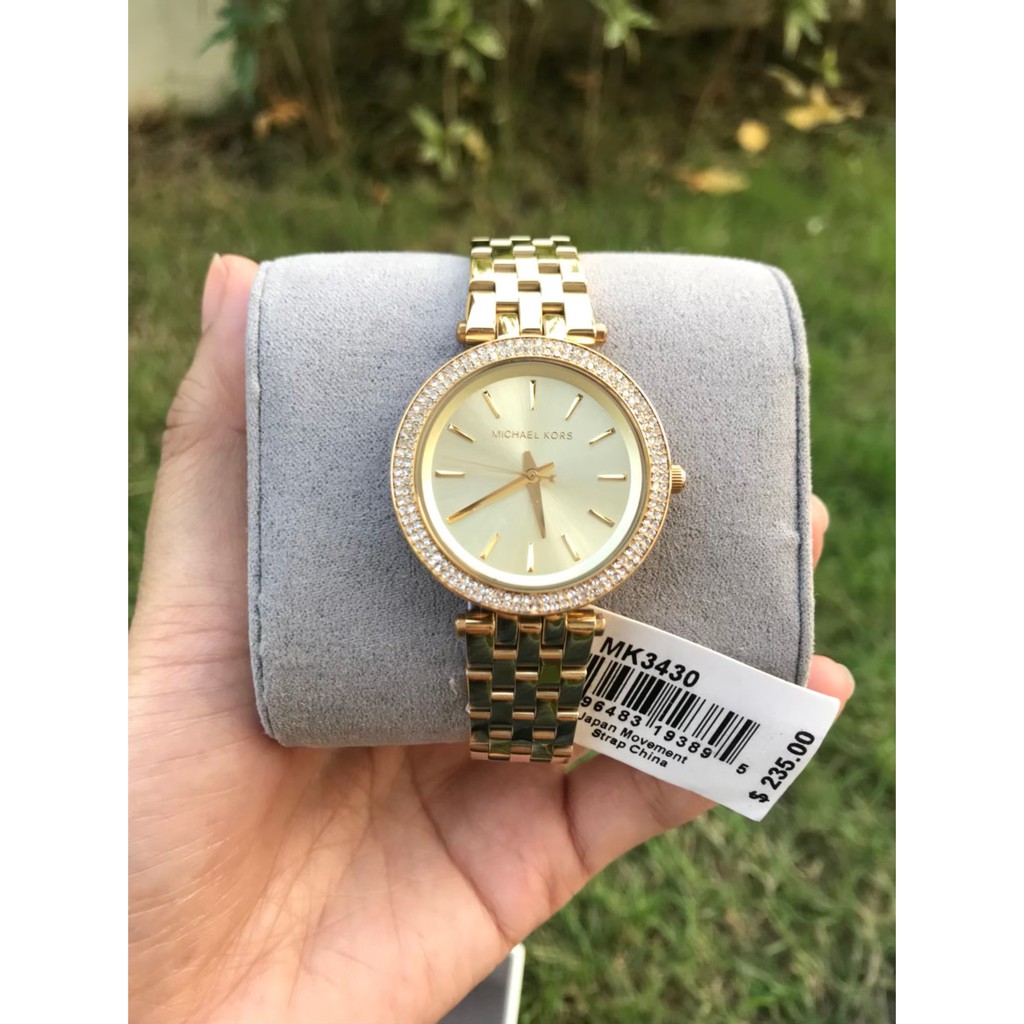 MK3430 Michael Kors Mini Darci Gold-Tone Watch | Shopee Thailand