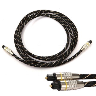 ภาพหน้าปกสินค้าสายสัญญาณเสียง Toslink SPDIF Optic Fiber Digital Optical Audio Cable  1 ม. / 2 ม. ที่เกี่ยวข้อง