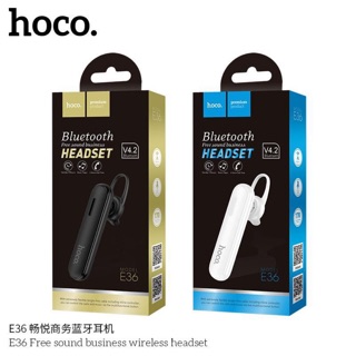 ราคาถูก!!!HOCO E36 หูฟังบลูทูธไร้สาย ใช้กับมือถือทุกรุ่น ของแท้100% หูฟัง Bluetooth ไร้สาย เสียงตังดี