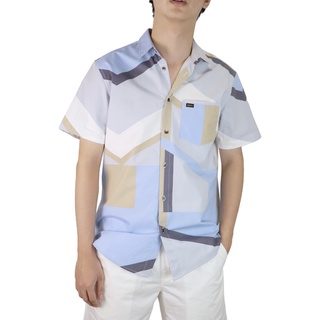 BOVY SHIRT-เสื้อเชิ้ตฟ้าลายกราฟฟิค BOVY -BAS11227