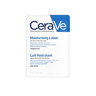 [Gift] เซราวี CERAVE Moisturising Lotion โลชั่นบำรุงผิว เนื้อสัมผัสบางเบา 7ml.(โลชั่น Moisturising Lotion ผิวชุ่มชื้น) [สินค้าสมนาคุณงดจำหน่าย]