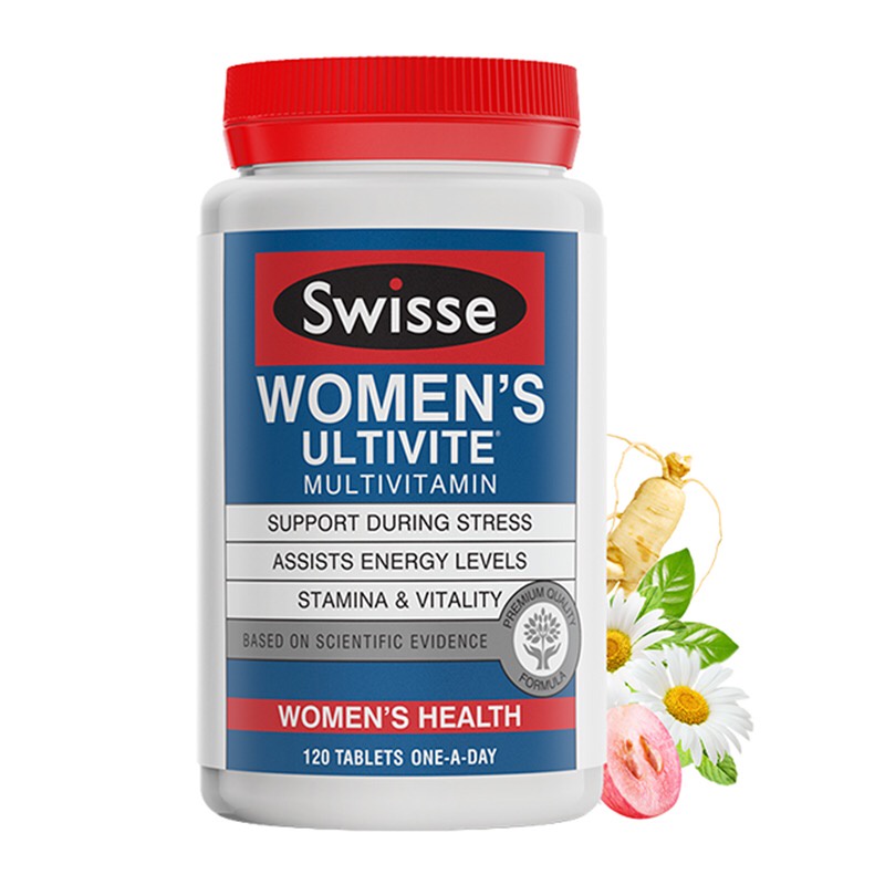 australia-swisse-womens-multi-vitamins-120-tablets-วิตามินรวมสำหรับผู้หญิงช่วยคลายความเครียด