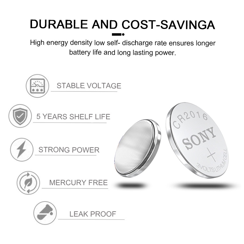 100pcs-sony-3v-cr2016-lithium-coin-cells-button-battery-cr-2016dl2016-kcr2016-lm2016-br2016-for-watch-calculator-toys
