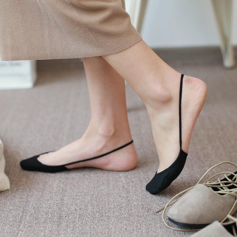 ถุงเท้าแบบครึ่งเท้า ผ้าฝ้าย ระบายอากาศดี สำหรับผู้หญิง