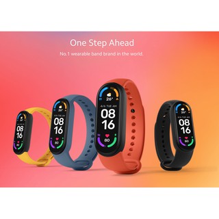 Xiaomi Mi Band 6 (Global Version) เสี่ยวหมี่ สายรัดข้อมืออัจฉริยะ เพื่อสุขภาพ หน้าจอเต็มแบบ AMOLED (รับประกันสินค้า)