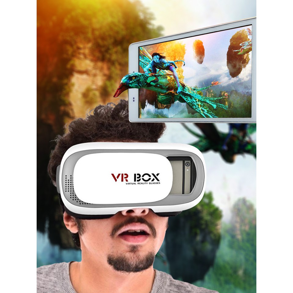 ภาพหน้าปกสินค้าVR BOX แว่น 3D แว่นดูหนัง สำหรับสมาร์ทโฟน 3D Glasses Headset for Smartphone