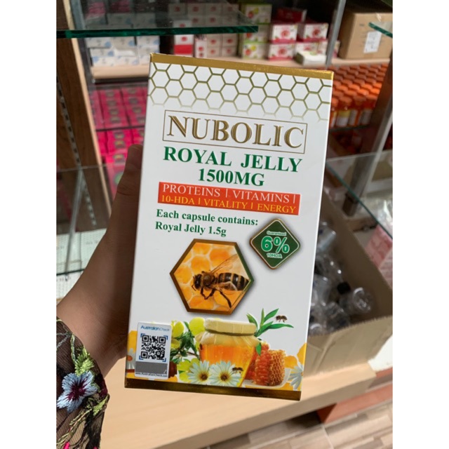 nubolic-royal-jelly-1500-mg-6-10hda-นมผึ้ง-นูโบลิก-365-แคปซูล