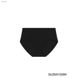 จัดส่งทันทีSabina กางเกงชั้นใน (ทรง High Waist) รุ่น Panty Zone รหัส SUZM5102 สีเนื้ออ่อน เนื้อเข้ม และดำ