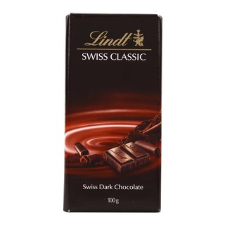 ❤️ไม่แท้คืนเงิน❤️ Lindt Swiss Dark Chocolate 100g. บิตเตอร์สวีทช็อกโกแลต