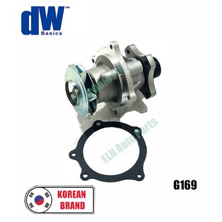 ปั๊มน้ำ (water pump) ฮัมเมอร์ HUMMER H3 L5 3.5L, 3.7L ปี 2006, H3T L5 3.7L ปี 09-10