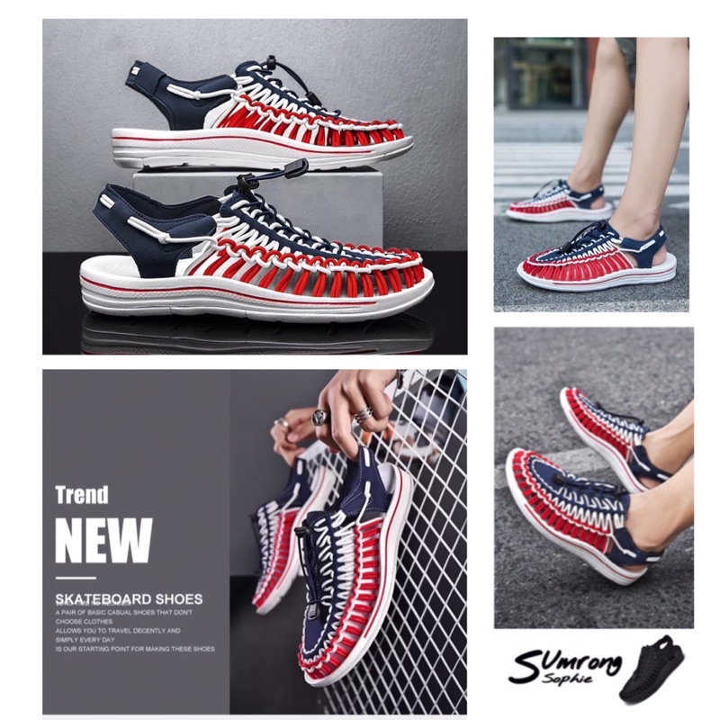 ภาพสินค้ารองเท้าถักเชือก หลากสี จากร้าน sumrong_shop บน Shopee ภาพที่ 6