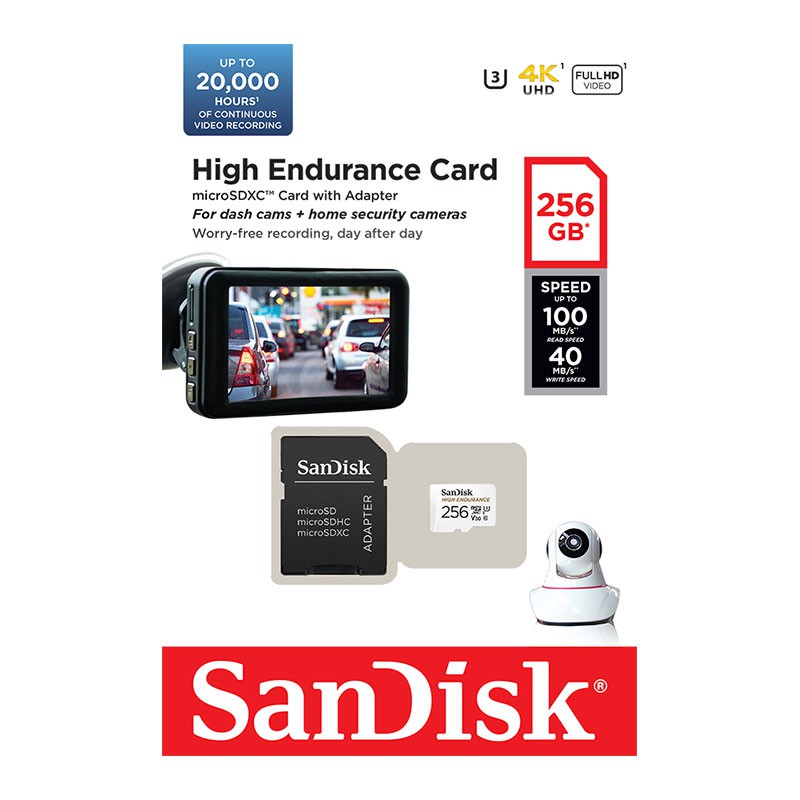 ภาพสินค้าSandisk High Endurance 256GB Card จากร้าน neodigital บน Shopee ภาพที่ 1