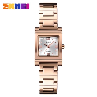 SKMEI Women s Watch Light Luxury Quartz Top Brand Fashion Stainless Steel Bracelet Crystal Watches Ladies