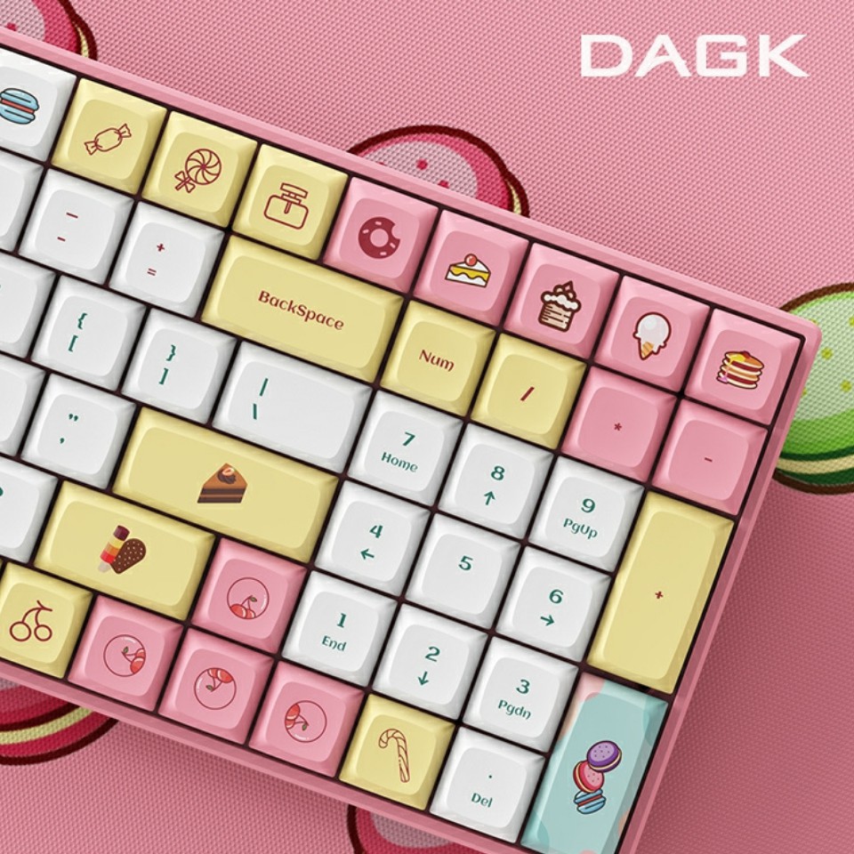 DAGK Design MACAROON Keycaps | Shopee Thailand