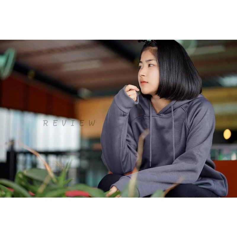 เสื้อคลุมกันหนาวแขนยาวมีฮู้ด สีเทาเข้ม ไซส์ยุโรป เกรดส่งนอก ผ้าหนา ใส่ได้ทั้งชายและหญิง https://wayoza.com