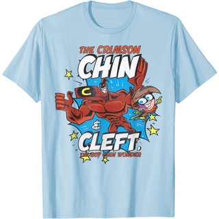 เสื้อยืดโอเวอร์ไซส์เสื้อยืด พิมพ์ลาย The Crimson Chin And Cleft Nickelodeon สําหรับเด็กผู้ชายS-3XL