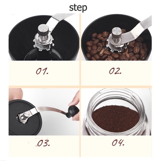 ภาพขนาดย่อของภาพหน้าปกสินค้าเครื่องบดกาแฟวินเทจ เครื่องบดเมล็ดกาแฟ ที่บดเม็ดกาแฟ ปรับความละเอียดได้ Coffee Bean Grinder จากร้าน deebillion บน Shopee ภาพที่ 5