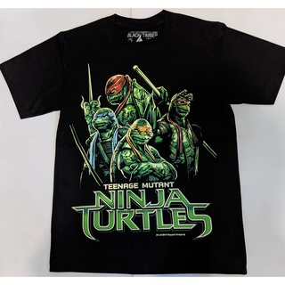 Gildan เสื้อยืดลําลอง ผ้าฝ้าย 100% แขนสั้น พิมพ์ลาย NINJA TURTLE สีดํา พลัสไซซ์ ของขวัญวันเกิด สําหรับผู้ชาย