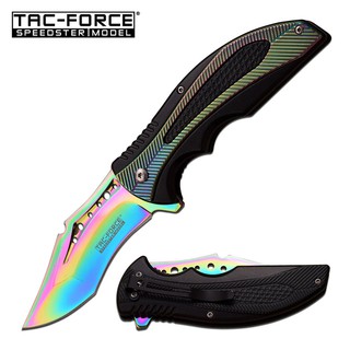 &lt;พร้อมส่ง&gt; BCKnives ขายมีดพับ มีดพกด้วงรุ้ง (TAC-FORCE RAINBOW BEETLE) (TF931RB)