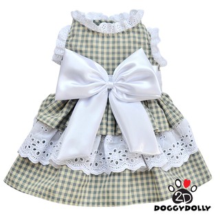 Pet clothes -Doggydolly  เสื้อผ้าแฟชั่น เสื้อผ้าสัตว์เลี้ยง เสื้อผ้าหมาแมว ชุดกระโปรง  D539