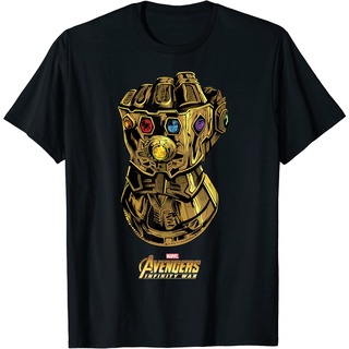 เสื้อยืดผ้าฝ้ายพิมพ์ลายคลาสสิก เสื้อยืดแขนสั้น พิมพ์ลายกราฟฟิค Marvel Avengers Infinity War Bajutlet Gems แฟชั่นสําหรับผ