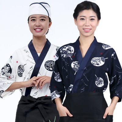 เสื้อกุ๊ก-เสื้อเชฟ-จัดเลี้ยงอาหารญี่ปุ่น-ร้านขายอาหารญี่ปุ่น-ชุดทำงาน-ชุดทำอาหาร