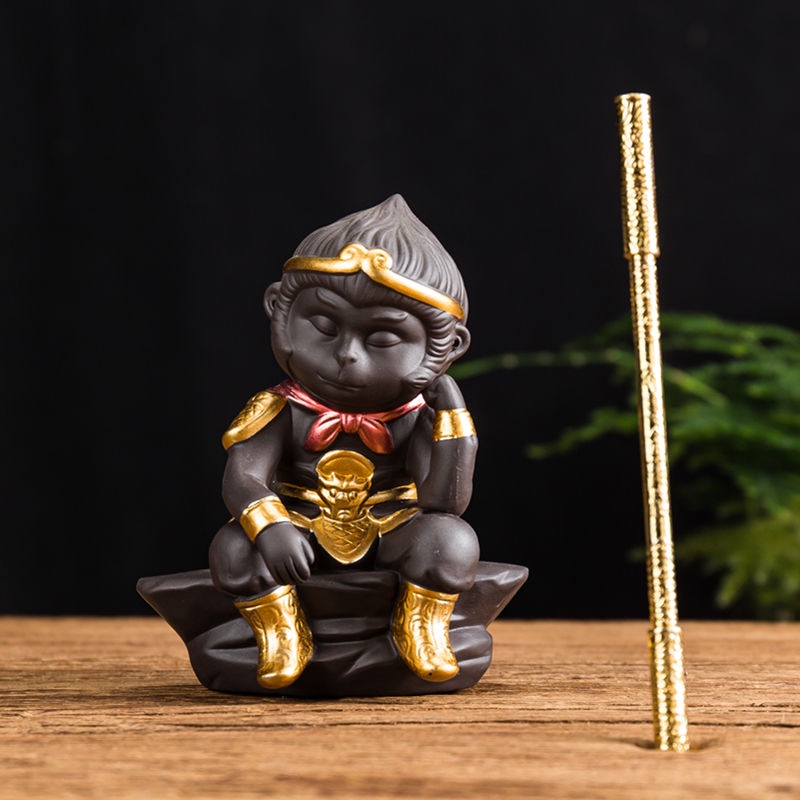 qitian-dasheng-ตู้ปลาพิพิธภัณฑ์สัตว์น้ำภูมิทัศน์-sun-wukong-ตกแต่งบ้านทรายสีม่วงชาสัตว์เลี้ยง-rockery-บอนไซตกแต่งลิงน้