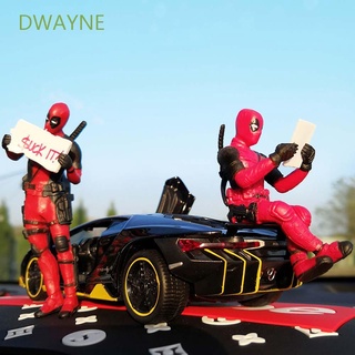 Dwayne โมเดลฟิกเกอร์ Anime Deadpool ขนาดมินิสําหรับตกแต่งภายในรถยนต์