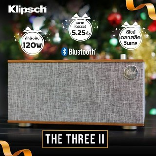 Klipsch THE THREE II ลำโพงไร้สาย ขนาด 2×5.25 นิ้ว 120 วัตต์ พร้อม บลูทูธ