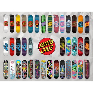 ภาพหน้าปกสินค้า[ของแท้ 100%] Santa Cruz Skateboard Deck Size 8.0 - 8.8 [สินค้าพร้อมส่ง] | แผ่นเปล่าสเก็ตบอร์ด ซานต้า ครูช ที่เกี่ยวข้อง