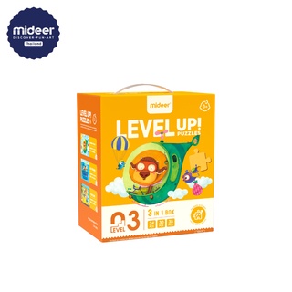 Mideer 3+ จิ๊กซอว์ยานพาหนะ Progressive Puzzle -Level 3 3 in1 MD3142