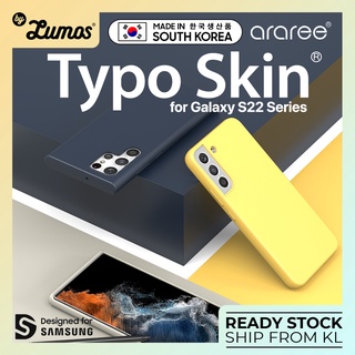 Araree Samsung Galaxy S22 / S22 Plus / S22 Ultra Series Typo Skin Smooth Touch เคสโทรศัพท์ป้องกัน
