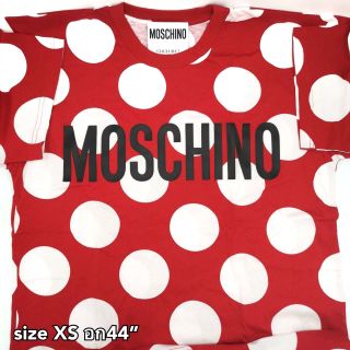 NEW​ Moschino​ T-shirt​ อก​ 44"