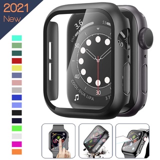 360 ฟิล์มกระจกนิรภัยกันรอยหน้าจอสําหรับ Apple Watch 6/SE/5/4/3/2/1 iwatch 4/5