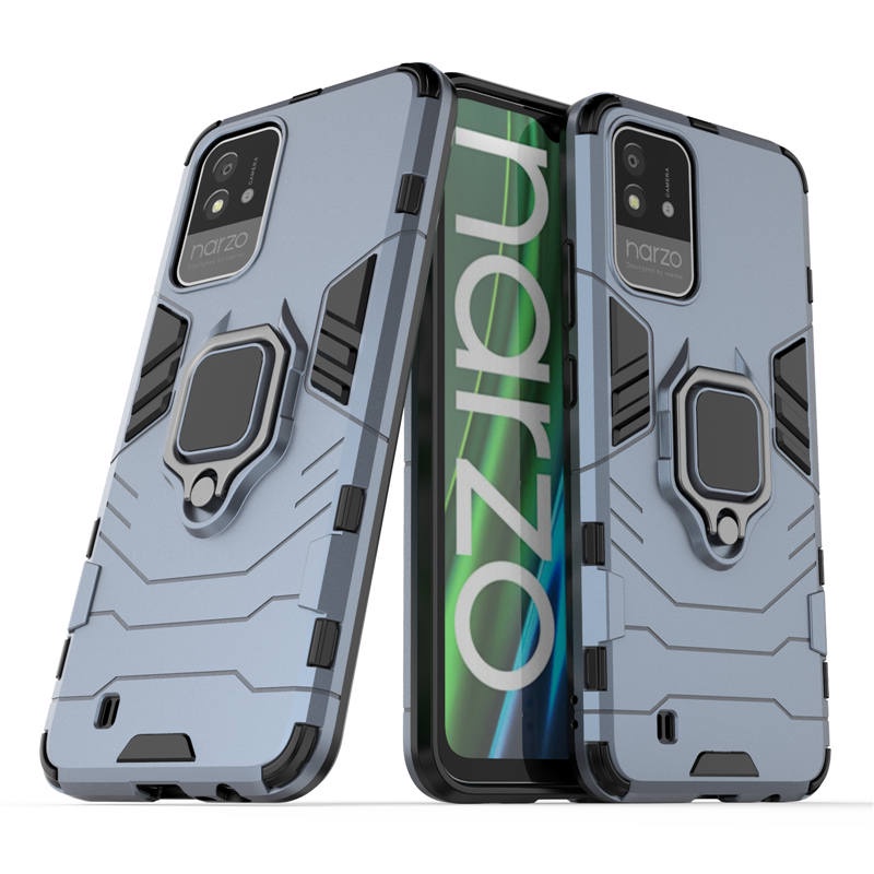 เคส-realme-narzo-50i-ฮาร์ดเคสกันกระแทกเคสโทรศัพท์-hybrid-armor-shockproof-ring-case-realme-narzo50i-cover-stand