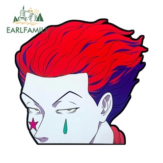 Earlfamily สติกเกอร์ไวนิล ลาย Hunter x Hunter Hisoka ขนาด 13 ซม. x 12.3 ซม. สําหรับตกแต่งรถยนต์ แล็ปท็อป