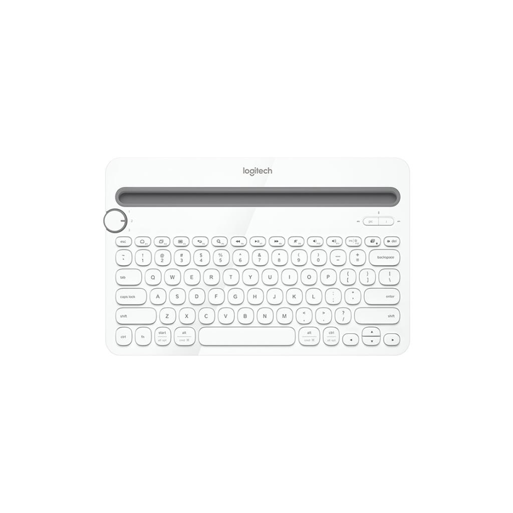 LOGITECH Keyboard Bluetooth K480WH (คีย์บอร์ด บลูทูธ) White Shopee