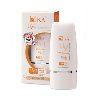 50 กรัม KA UV Protection Whitening Cream SPF50 PA+++ เคเอ ครีมกันแดดสูตรไวท์เทนนิ่ง เคเอ ยูวี ไวท์เทนนิ่ง ครีม