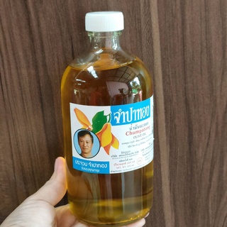 น้ำมันมะกอก ตราจำปาทอง Chumpatong Olive Oil ขนาด450ML สำหรับบำรุงผิว เส้นผม หนังศีรษะ ผิวกาย กลิ่นหอมของแท้