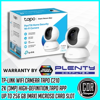 Tapo C210 ภาพคมชัด 3 MP Wi-fi Wireless IP Camera กล้องวงจรปิด (รับประกันSYNNEX 2 ปี)