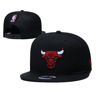 [พร้อมส่ง] หมวกเบสบอล NBA Chicago Bulls ปรับได้ สไตล์ฮิปฮอป tx22427 GPna