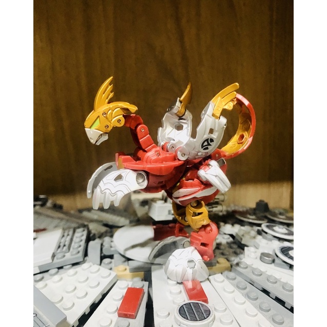 Bakugan Worton BakuFusion Pyrus Ultra Rare – Mechtanium Surge, Occasion