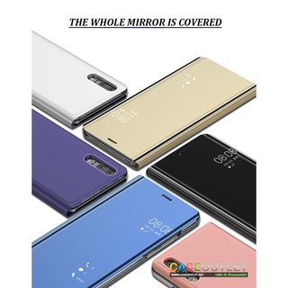 เคส Xiaomi Redmi8 | Redmi 8a Flip Clear View ฝาใส ผิวกระจก Standing Cover ตั้งได้ ทรงเหมือนศูนย์