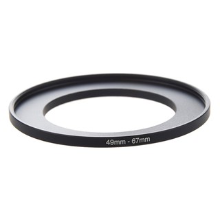 สินค้า 👠Camera Lens Filter Step Up Ring 49mm-67mm Adapter Black