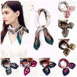 Women Small Square Silk Scarves/ 50*50cm Fashion Printing Neckerchief/ Girl's Party Hair Bands