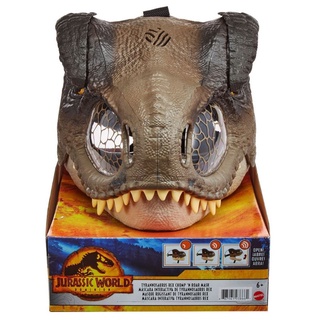 Jurassic World Tyrannosaurus Rex Chomp NRoar Mask ของเล่นหน้ากากไดโนเสาร์ ขยับได้ มีเสียง GWD71