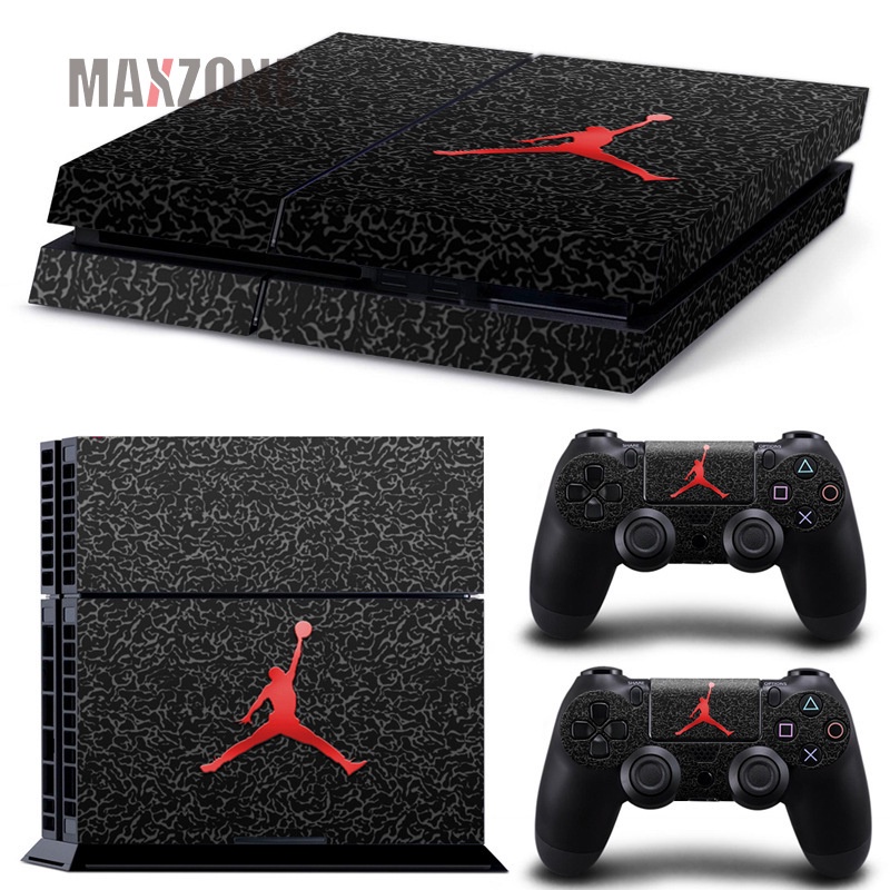 Maxzone PS4 เกมคอนโซล สติกเกอร์ป้องกัน Jordan สติกเกอร์ผิว สติกเกอร์ ...