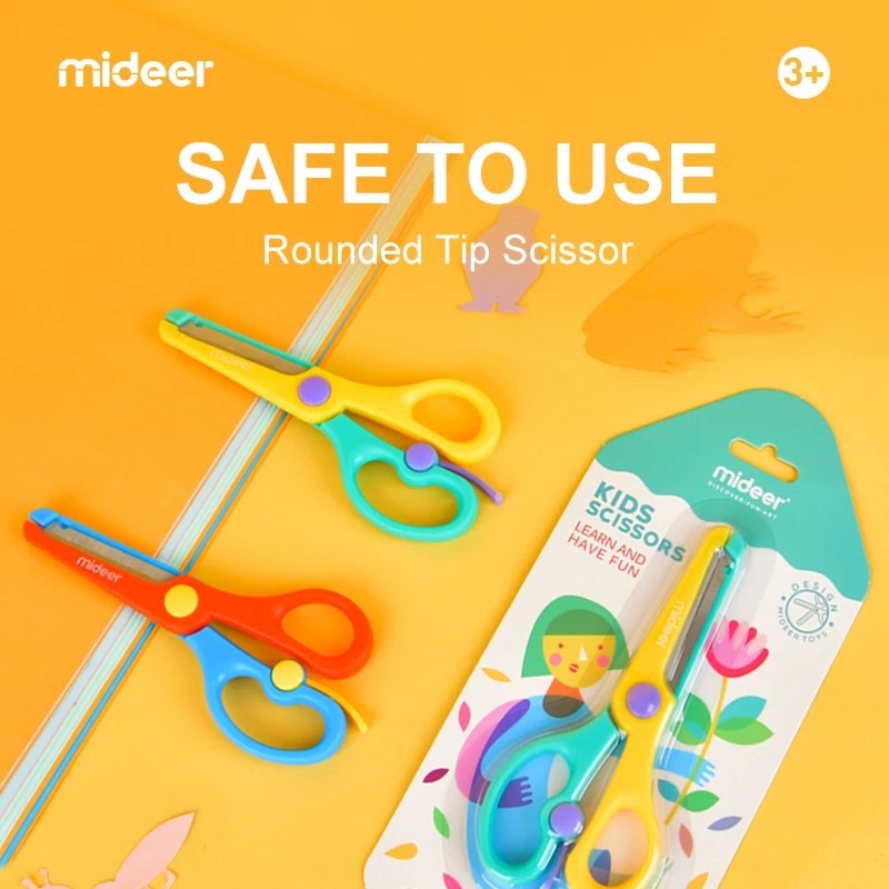 lalemon-mideer-kids-scissors-3y-กรรไกรเด็ก-กรรไกรสำหรับเด็ก-3-ขวบขึ้นไป